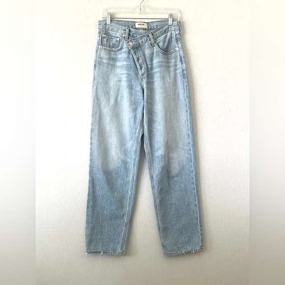 AGOLDE Criss Cross Denim Jeans - Picture 4 of 15